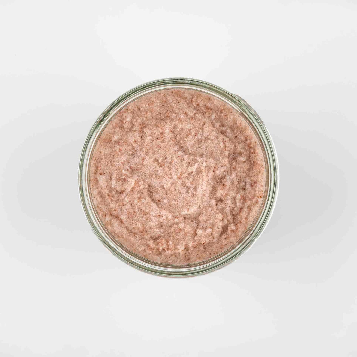 HIMALAYAN SALT SCRUB MANDARIN & BERGAMOT for menopause skin in 250ml jar. Exfoliating and hydrating scrub with coconut, soy, and vitamin E oils.