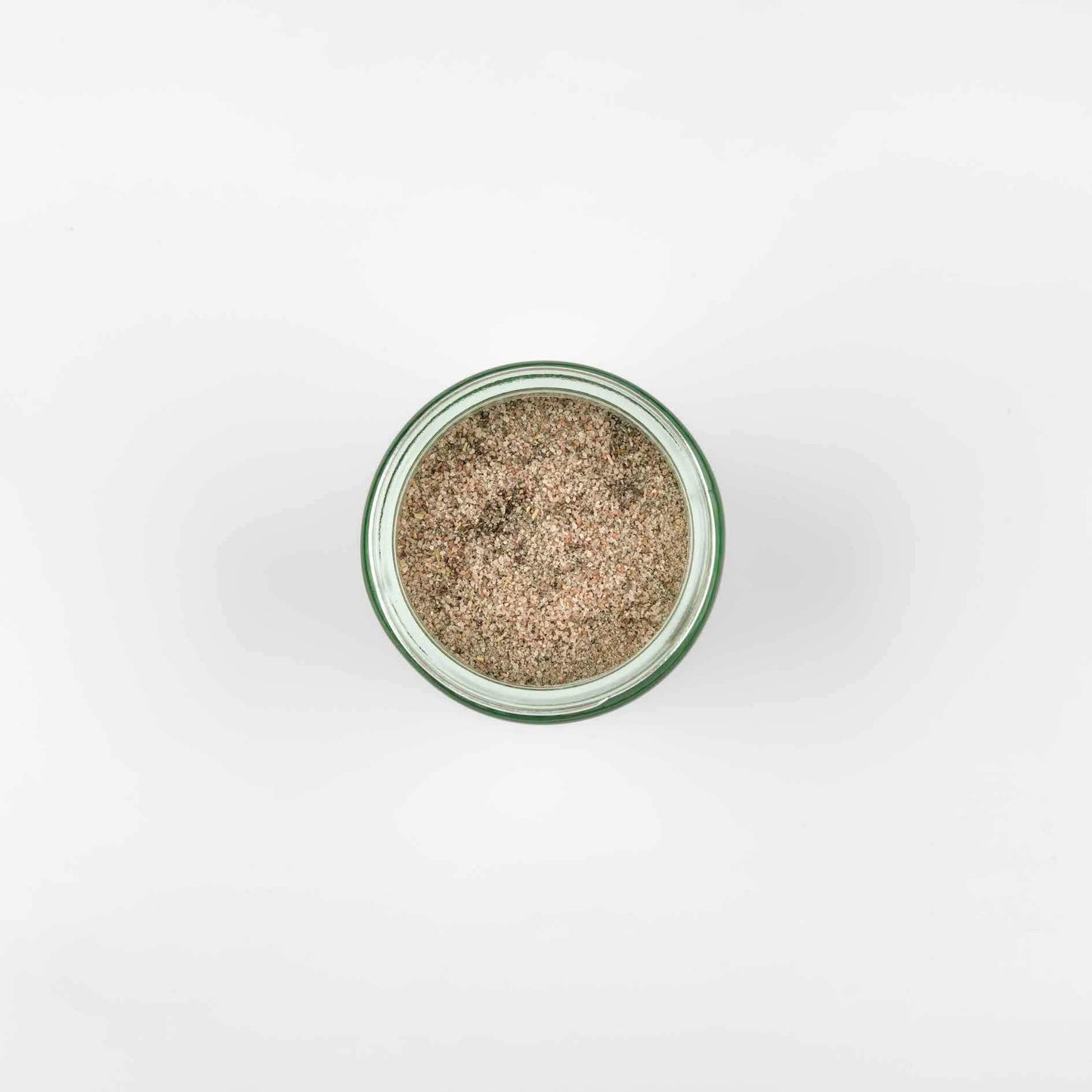 The Joy of Meno Sage Salt 60ml jar with pink Himalayan salt and dried sage