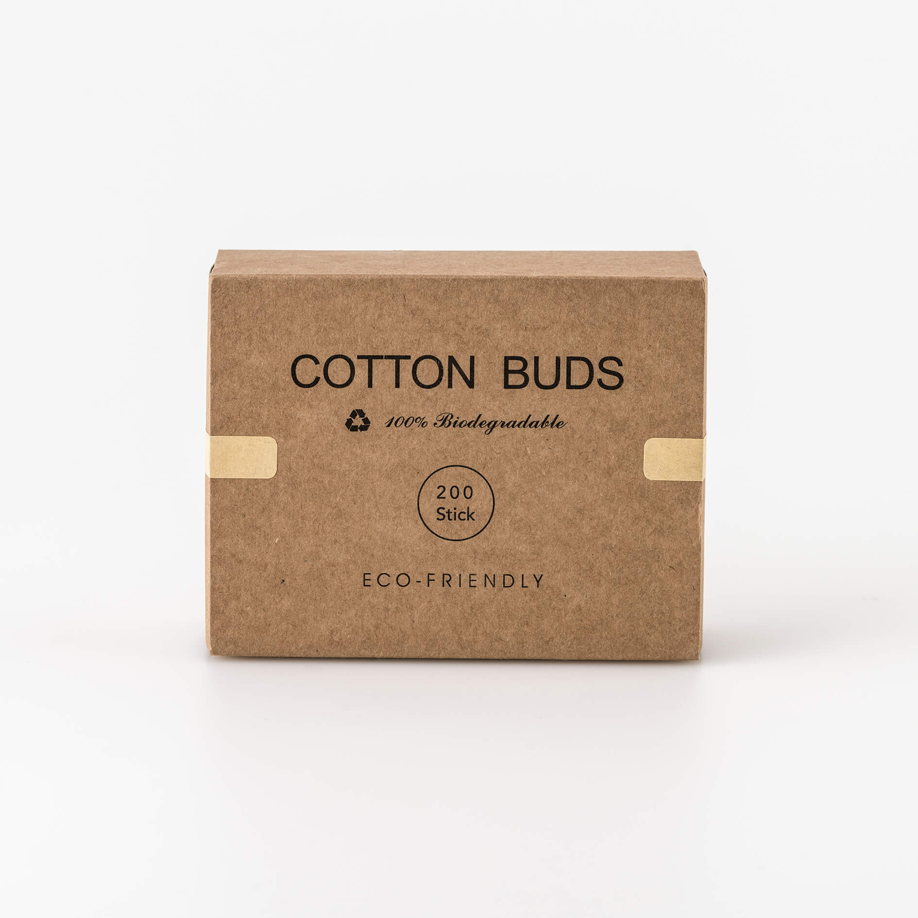 Eco-friendly cotton buds in a draw style box. 100% biodegradable and plastic free. 
